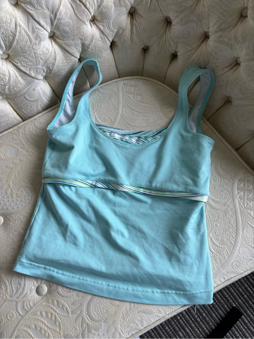 baby blue 2000s activewear adidas tank